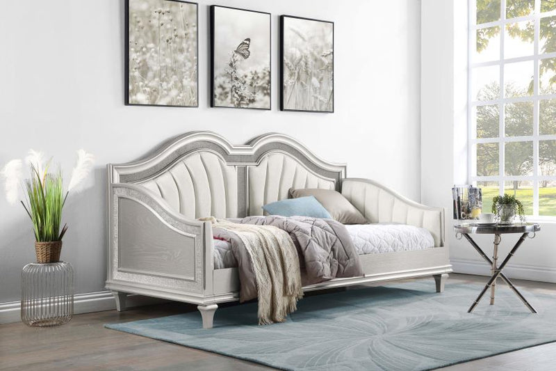 Evangeline - Upholstered Twin Daybed - Silver Oak - JaxCo Furniture
