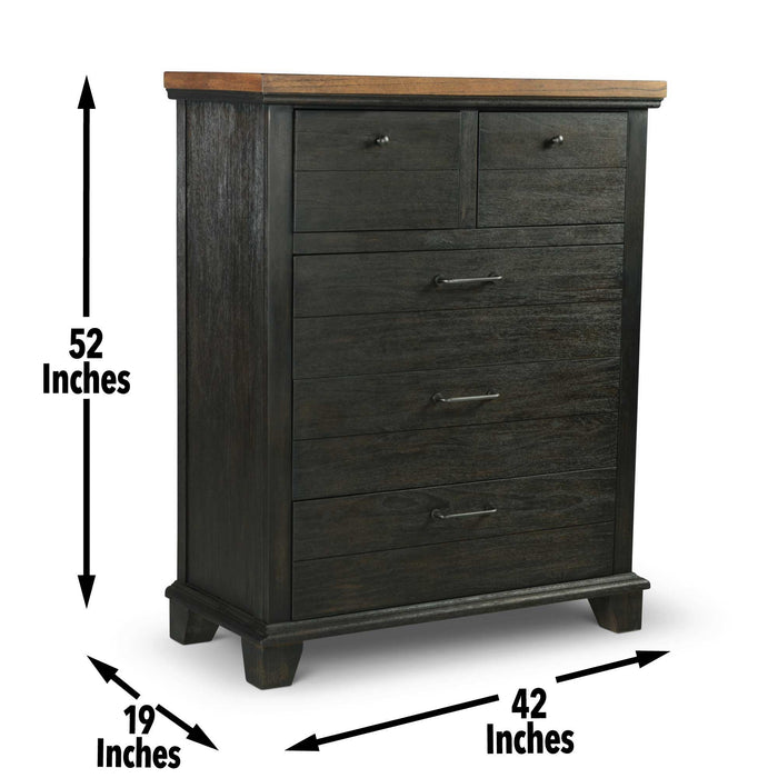 Bear Creek - 5 Drawer Chest - JaxCo Furniture