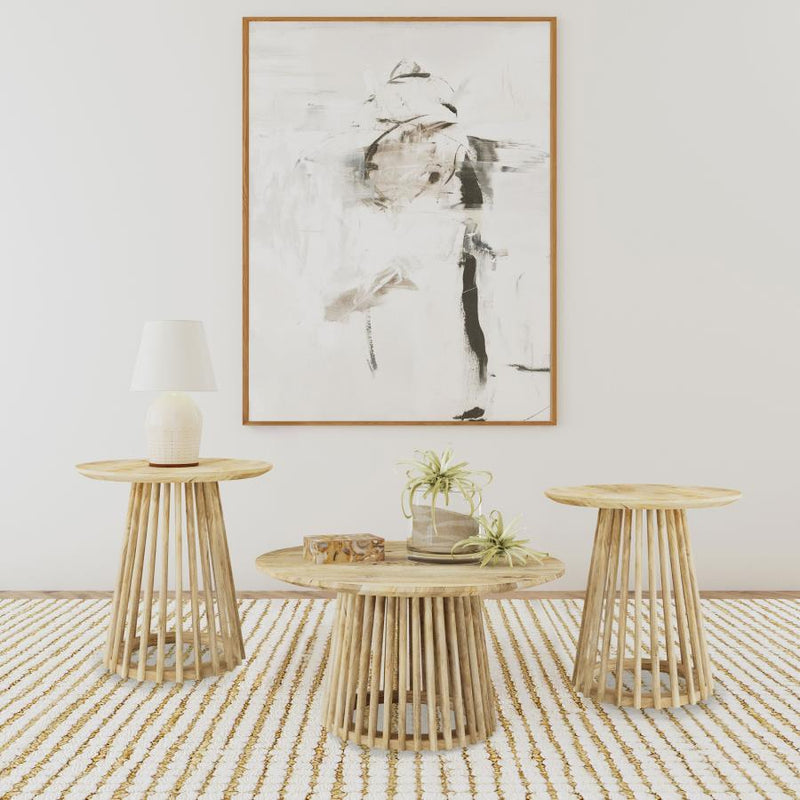 Touhy - Round Coffee Table Set - JaxCo Furniture