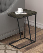 Carly - Expandable Engineered Wood C-Shaped Side Table - JaxCo Furniture