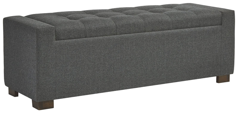 Cortwell - Gray - Storage Bench - JaxCo Furniture