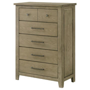 Hazlewood - 5-Drawer Bedroom Chest Of Drawers - Vineyard Oak - JaxCo Furniture