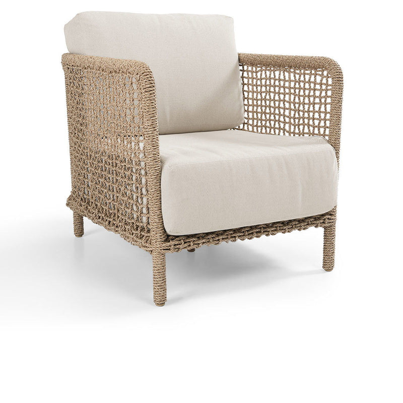 Brisbane - Outdoor Accent Chair - Natural - JaxCo Furniture