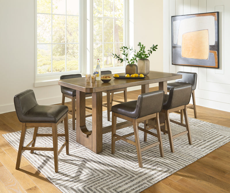 Cabalynn - Rectangular Dining Room Counter Table Set - JaxCo Furniture