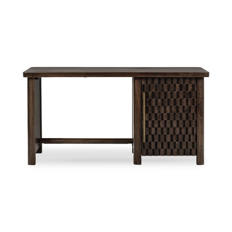 Norwood - Desk - Bark Brown - JaxCo Furniture