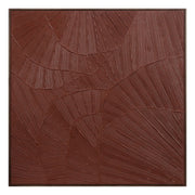 Flutter - Framed Painting - Maroon - JaxCo Furniture