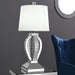 Klein - Empire Mirrored Acrylic Table Lamp - Silver - JaxCo Furniture