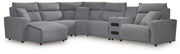 ModMax II - Salt And Pepper - Reclining Sectional - JaxCo Furniture