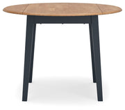 Gesthaven - Round Dining Room Drop Leaf Table - JaxCo Furniture
