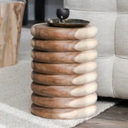 Gala - Round End Table - Natural - JaxCo Furniture