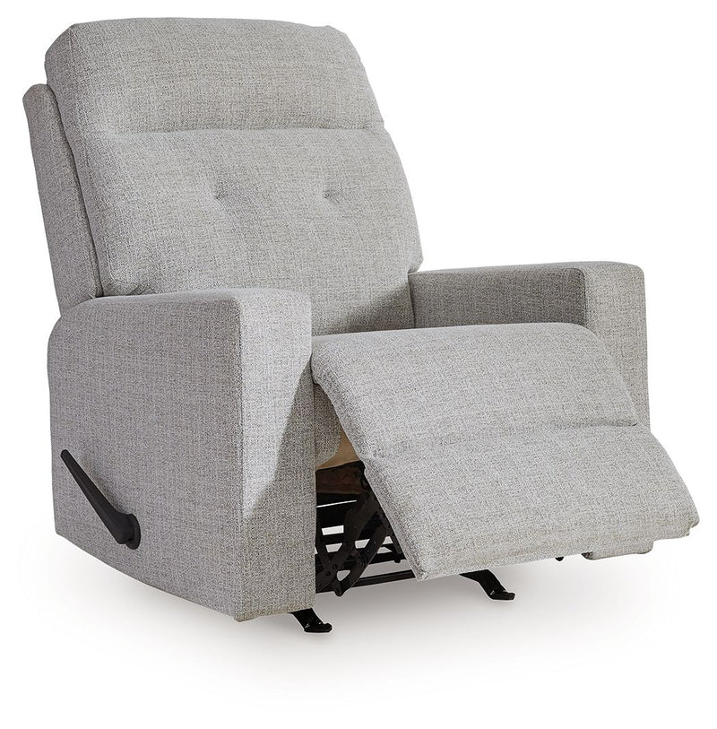 Skillins - Stone - Rocker Recliner - JaxCo Furniture