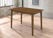 Robles - 5 Piece Rectangular Dining Table Set - Chestnut - JaxCo Furniture