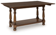 Sturlayne - Brown - Flip Top Sofa Table - JaxCo Furniture