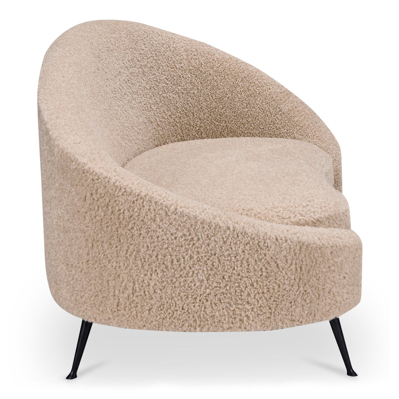 Abigail - Chaise - Light Brown - JaxCo Furniture