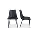 Alibi - Dining Chair Chair (Set of 2) - Matte Black - JaxCo Furniture