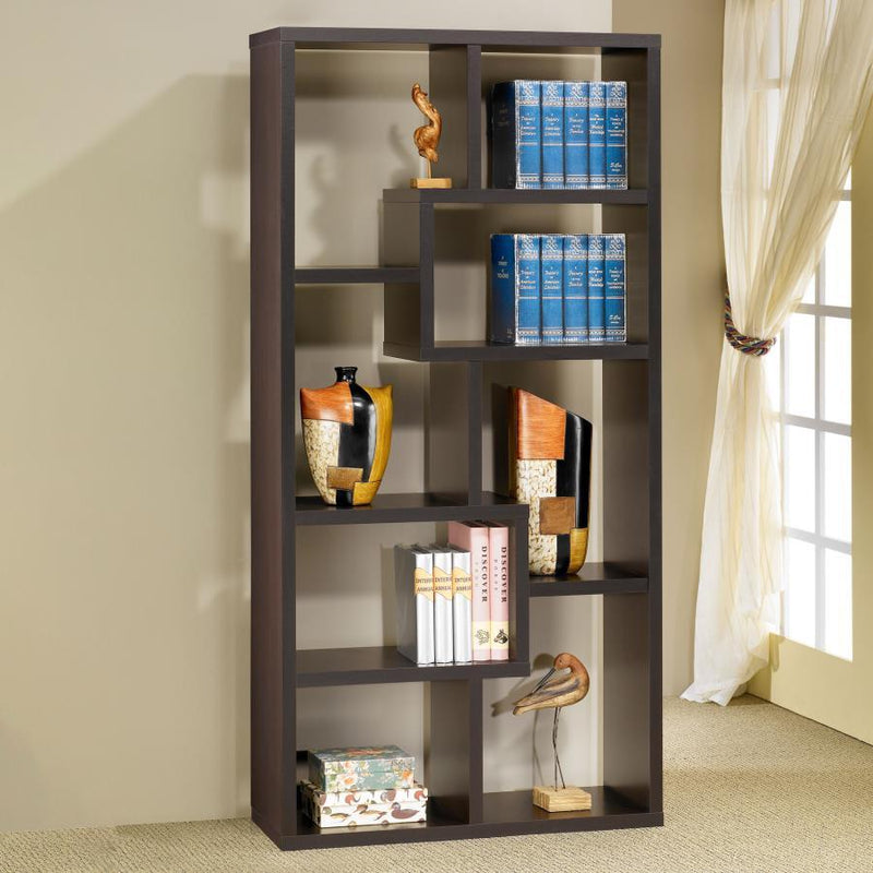 Theo - 6-Shelf Bookshelf - JaxCo Furniture
