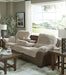 McMahon - Sofa With Drop Down Table - Bark - JaxCo Furniture