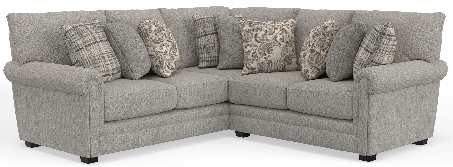 Livingston - Sectional With Comfort Coil Seating And Accent Pillows