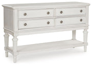 Montelaine - Antique White - Dining Room Server - JaxCo Furniture