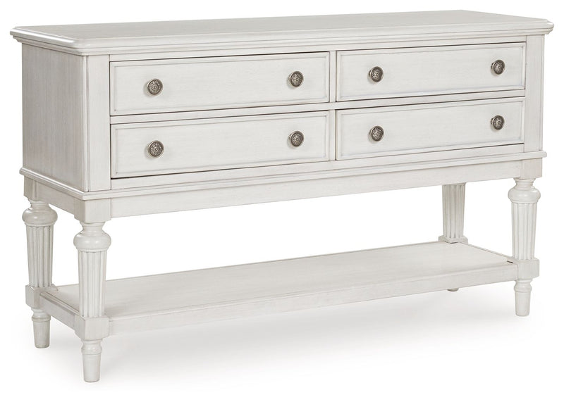 Montelaine - Antique White - Dining Room Server - JaxCo Furniture