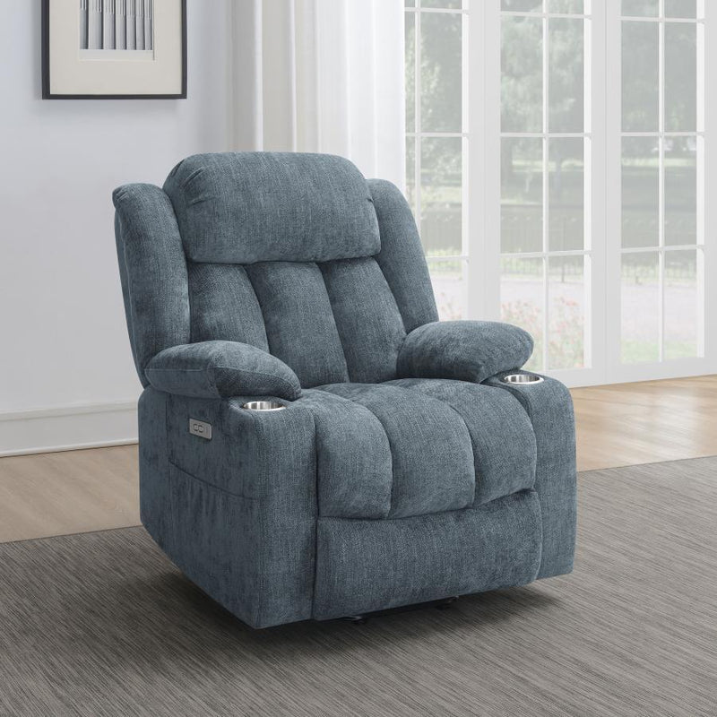 Houston - Upholstered Power Lift Recliner Chair - JaxCo Furniture
