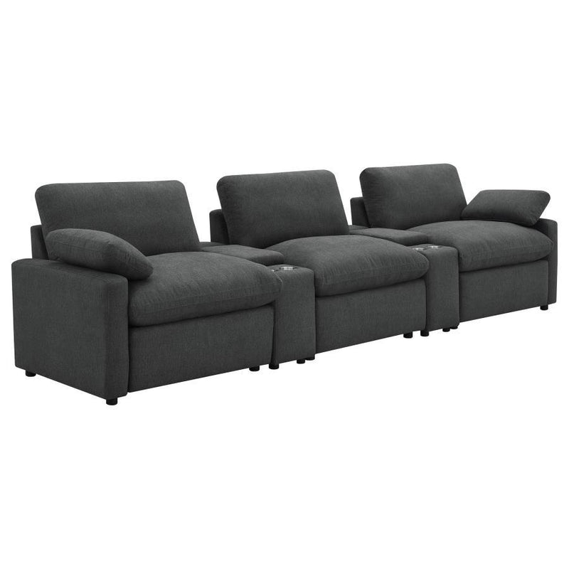 Collins - 5-Piece Power Reclining Home Theater Seating - JaxCo Furniture