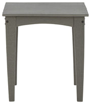 Visola - Gray - Square End Table - JaxCo Furniture