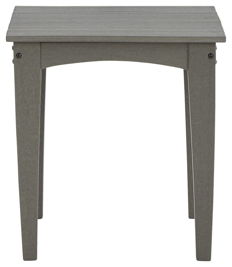 Visola - Gray - Square End Table - JaxCo Furniture
