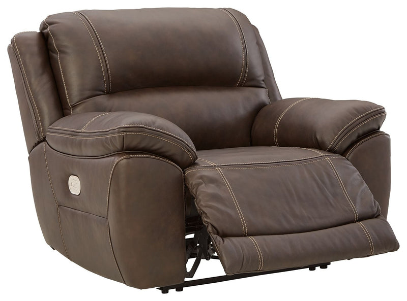 Dunleith - Chocolate - Zero Wall Recliner w/PWR HDRST - JaxCo Furniture
