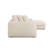 Berga - Sectional Right Stationary Sofa - White - JaxCo Furniture