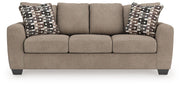 Triston-Peaks - Suede - Sofa - JaxCo Furniture