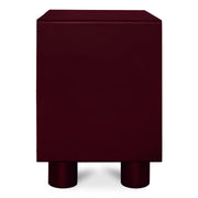 Jolene - Accent Nightstand - Red - JaxCo Furniture