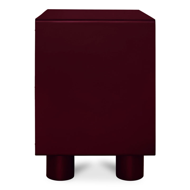 Jolene - Accent Nightstand - Red - JaxCo Furniture