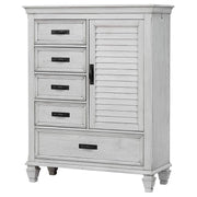 Franco - 5-Drawer Door Chest - JaxCo Furniture