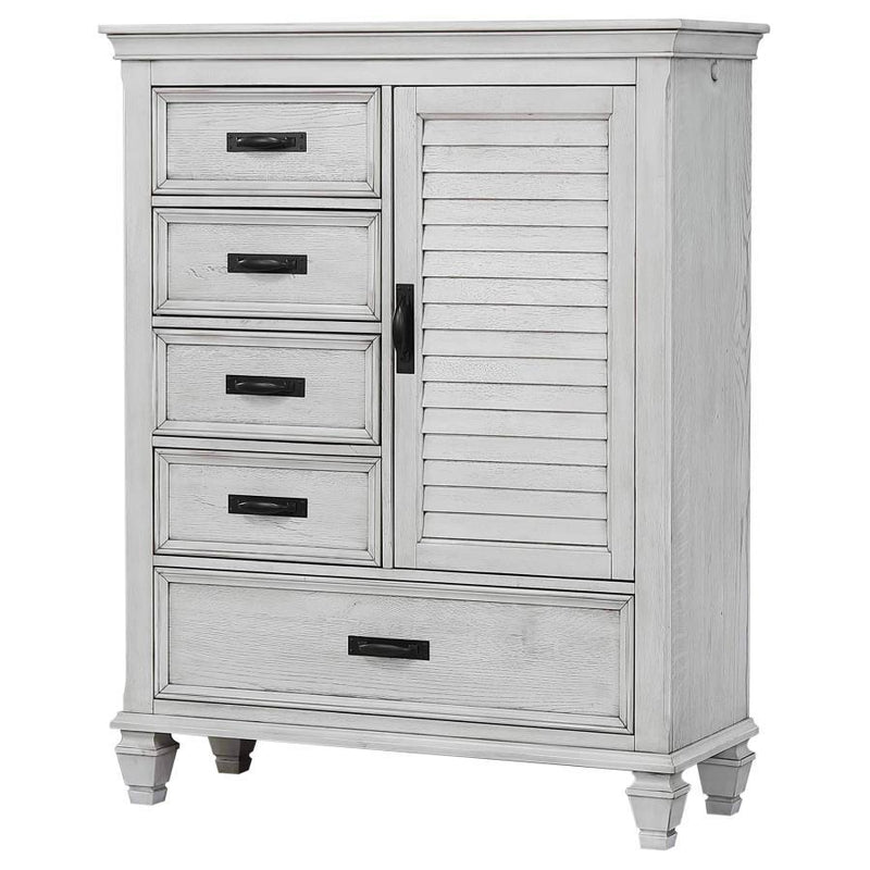 Franco - 5-Drawer Door Chest - JaxCo Furniture