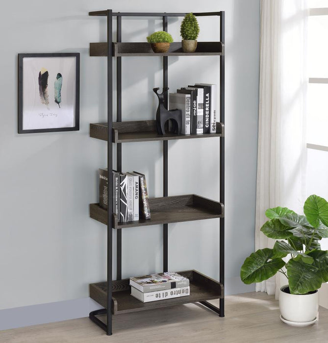 Ember - 4-Shelf Bookcase - JaxCo Furniture