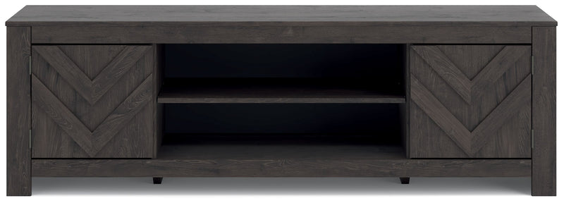 Cayboni - LG TV Stand With Fireplace Option - JaxCo Furniture