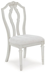 Montelaine - Antique White - Dining Upholstered Side Chair (Set of 2) - JaxCo Furniture