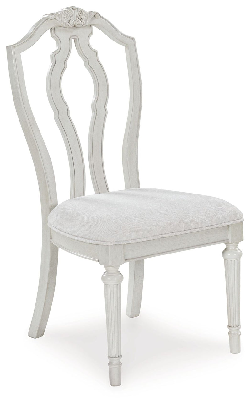 Montelaine - Antique White - Dining Upholstered Side Chair (Set of 2) - JaxCo Furniture