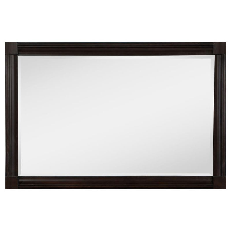 Andover - Dresser Mirror - Dark Oak - JaxCo Furniture
