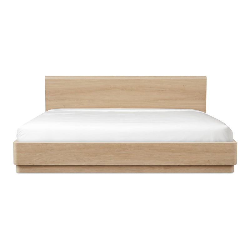 Round Off - King Bed - Natural Oak - JaxCo Furniture