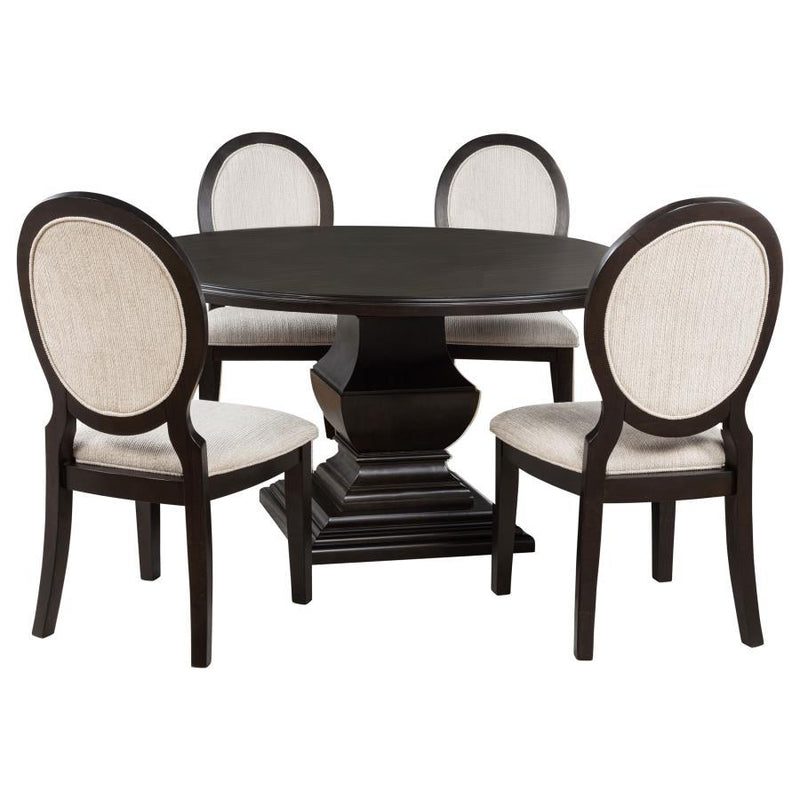 Twyla - Round Wood Dining Room Table Set - JaxCo Furniture