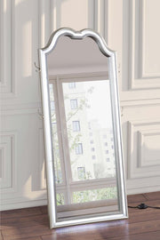 Evangeline - Full Length LED Light Floor Mirror - Silver Oak - JaxCo Furniture