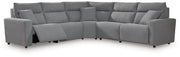 ModMax II - Salt And Pepper - Reclining Sectional - JaxCo Furniture