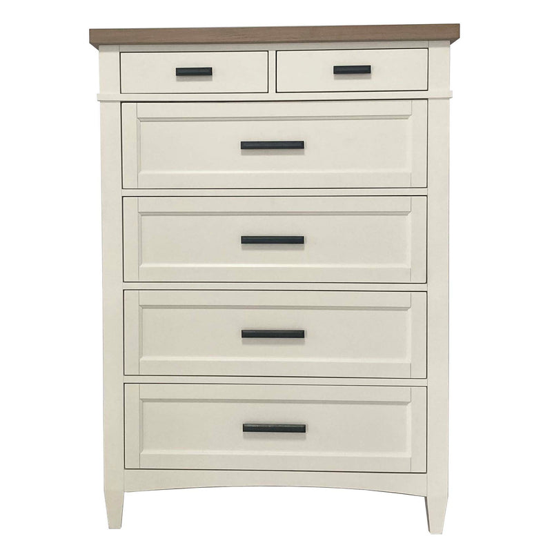 Americana Modern Bedroom - 6 Drawer Chest - Cotton - JaxCo Furniture