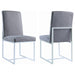 Mackinnon - Upholstered Dining Side Chair (Set of 2) - Gray - JaxCo Furniture