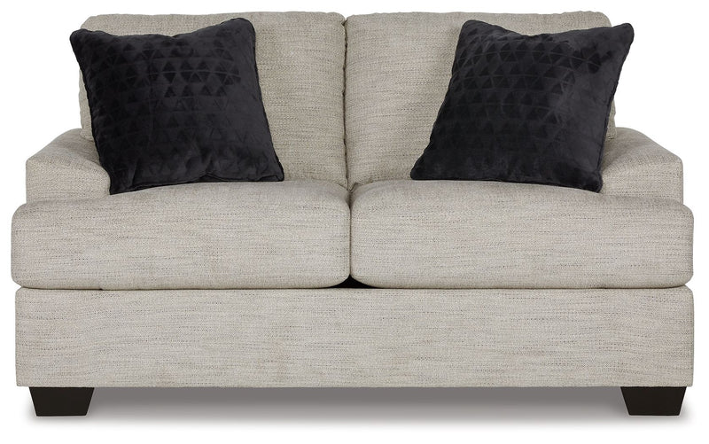 Vayda - Pebble - Loveseat - JaxCo Furniture