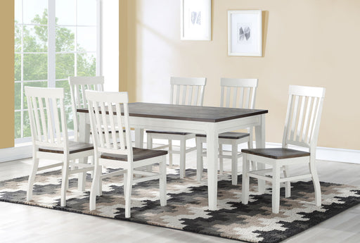 Cyalie - 7 Piece Dining Set - White - JaxCo Furniture