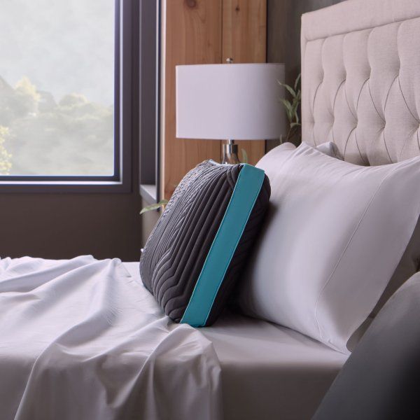 Ice Cloud + Omniphase - Mid Loft Pillow - King, High Loft