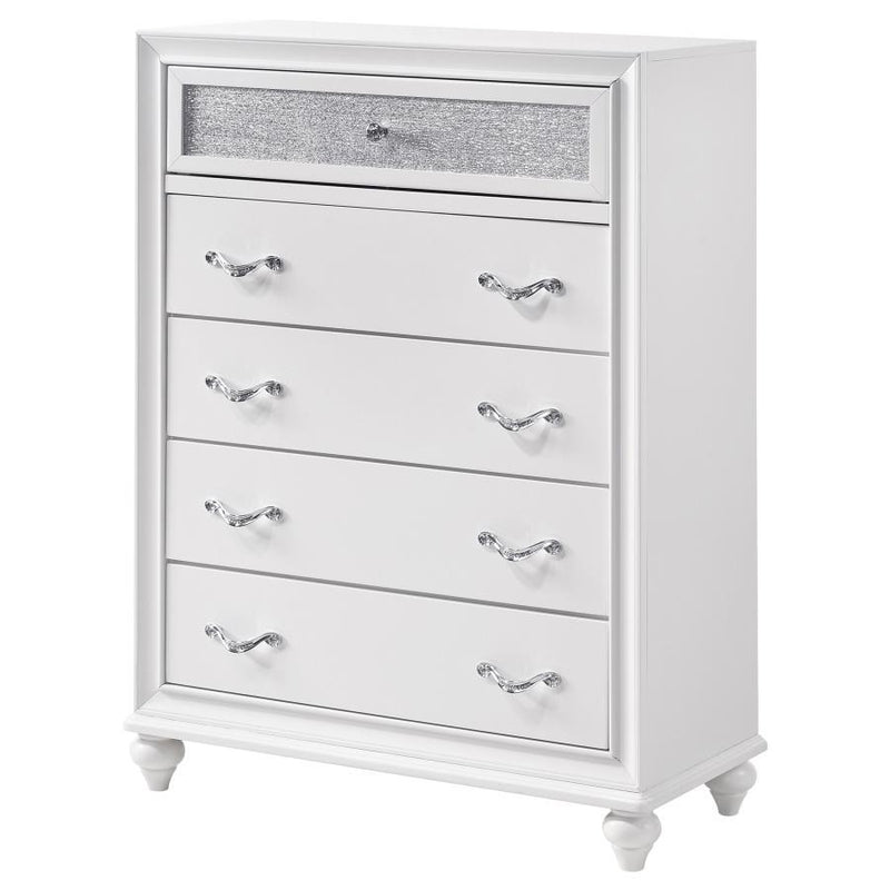 Barzini - 5-Drawer Bedroom Chest - JaxCo Furniture